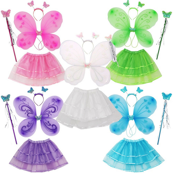 팅커벨 천사 요정 날개 4종 할로윈 의상 코스튬