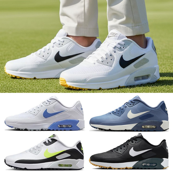 나이키 골프화 에어맥스 90G 리뉴얼 스파이크리스 골프화 남여공용