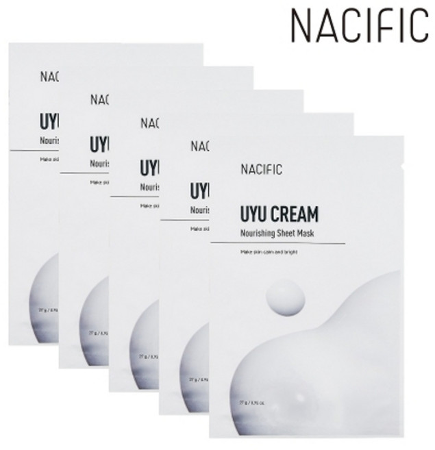 네시픽 우유 크림 너리싱 시트 마스크팩, 1개입, 5개
