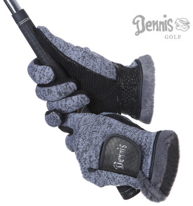 [데니스정품] 윈터 HAND COAT 겨울용 양손 방한골프장갑(블랙 블루 택1), 블루 × 양손24호 × 1개, 1개