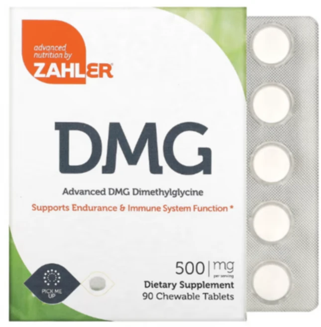 잘러 DMG 500mg 츄어블 타블렛 글루텐 프리, 90정, 1개 - 쿠팡