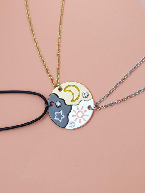 우정목걸이 데일리 3인 세트 펜던트 졸업 추억