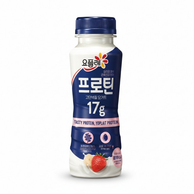 빙그레 요플레 프로틴 드링크 딸기바나나 210ml 12입