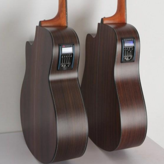 [제작사 직판] 올리비아 듀얼소스 EQ 탑솔리드 로즈우드 / 월넛 / 오동나무 어쿠스틱 통기타, 로즈우드 드래드넛 바디, 1개