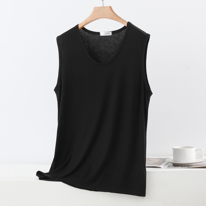 여성 빅사이즈 모달 나시티 루즈핏 민소매 티셔츠 홈웨어 이너티 WXG-203