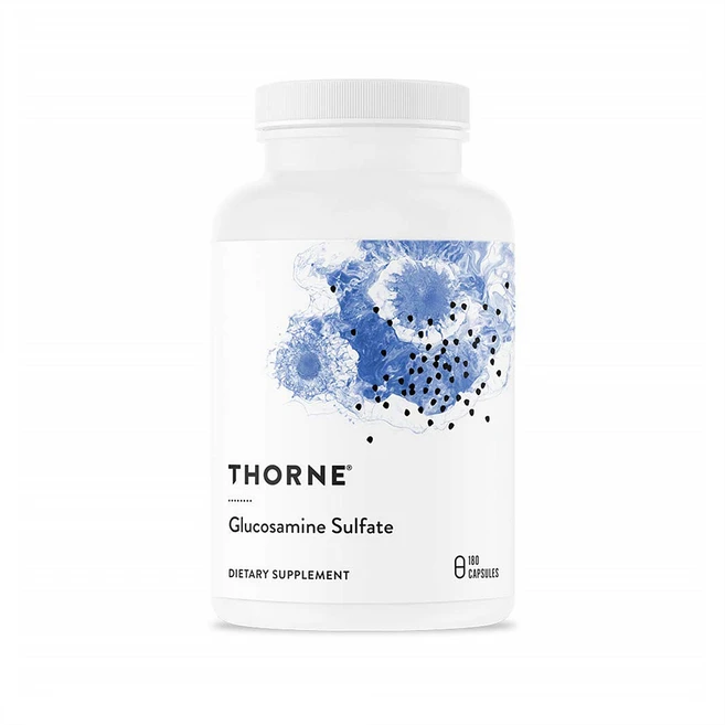 Thorne Research Glucosamine Sulfate Joint Support 쏜리서치 글루코사민 180캡슐, 180정, 1개 - 쿠팡