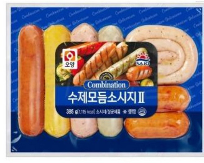 사조오양 수제모듬 소세지 385g, 20개