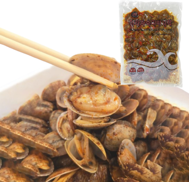 손씨푸드 마라 자숙 바지락 500g 피바지락, 1개