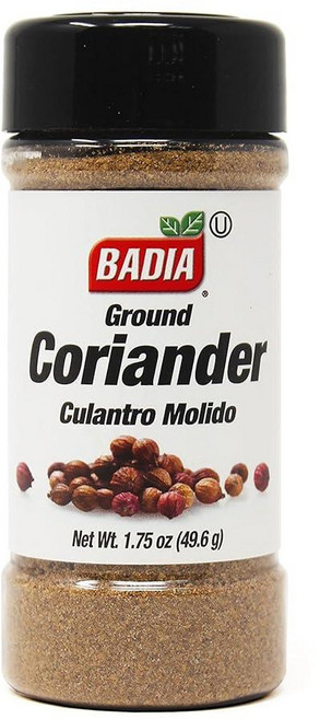 Badia 그라운드 코리앤더 49.6g(1.75온스) - 프리미엄 쿨란트로 향신료 밝음 시트러스 및 약간 후추 맛 252053