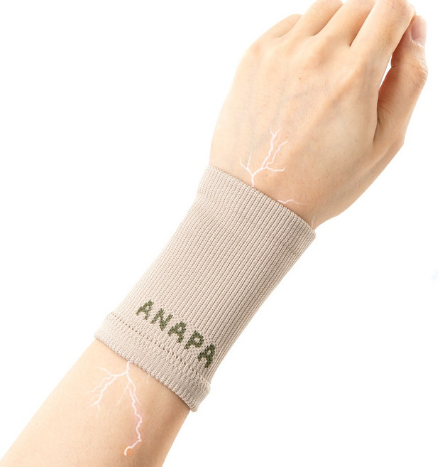 아나파 미세전류 손목보호대 소프트 패키지, 베이지, 1개