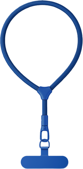 Miri&Ju 튼튼한 강화루프 휴대폰 도난방지 핸드폰줄 스트랩 손목형, 1개, 딥블루