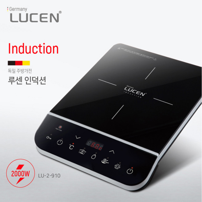 LUCEN 인덕션 전기레인지 1구, LU-2-910, 일반형