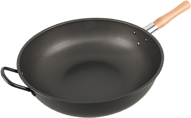 마더쿡 경질 자루 중국팬 궁중팬 웍, 1개, 40cm