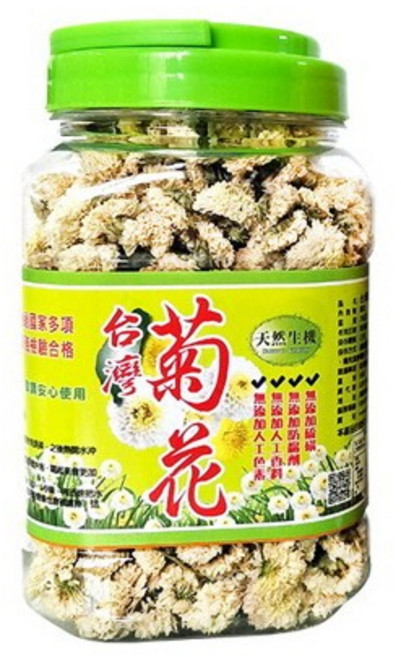 台灣菊花 嚴選花草茶 國家檢驗合格 75g, 1個, 1個裝