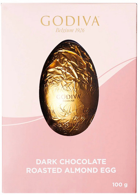고디바 원더랜드 콜렉션 다크초콜릿 로스티드 아몬드 이스터 에그 100g, 1개
