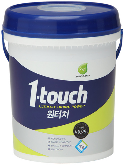 노루페인트 친환경 내부용 수성페인트 순앤수 원터치 3L 무광, 화이트5