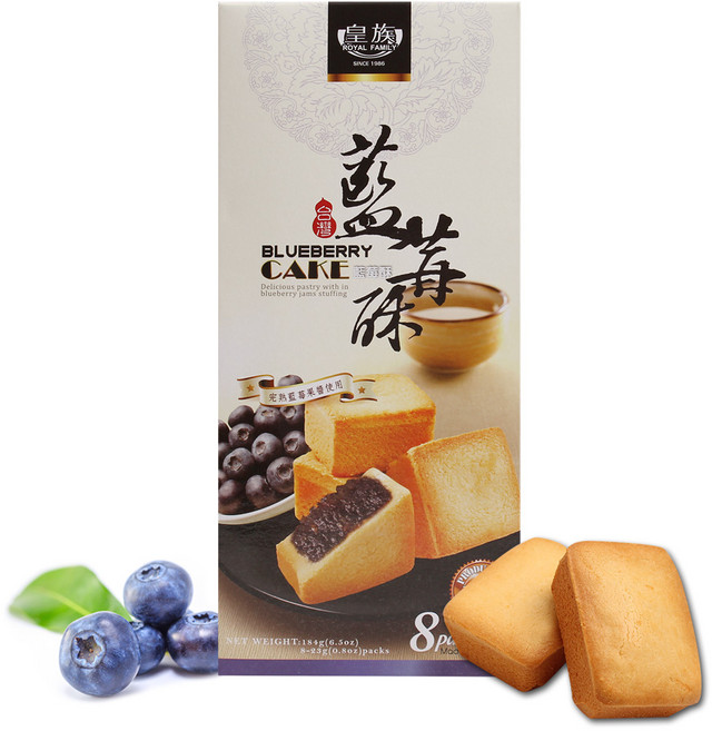 로열패밀리 펑리수 블루베리케익 184g, 3개