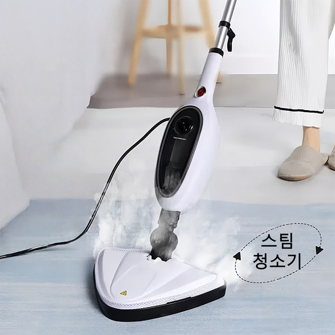 가정용 스팀청소기 프리미엄 멀티 물걸레 청소기, 화이트, NJR-112