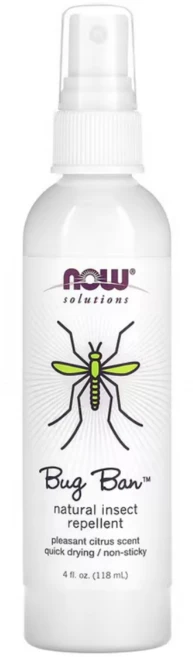 NOW Foods 천연 모기 퇴치 스프레이 버그 밴 4 fl oz (118 ml), 1개, 118ml - 쿠팡