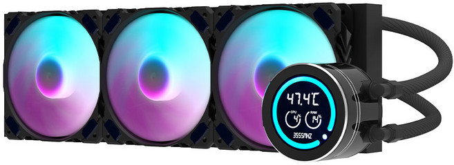 darkFlash NEBULA DN-360D ARGB (블랙), 1개, 블랙