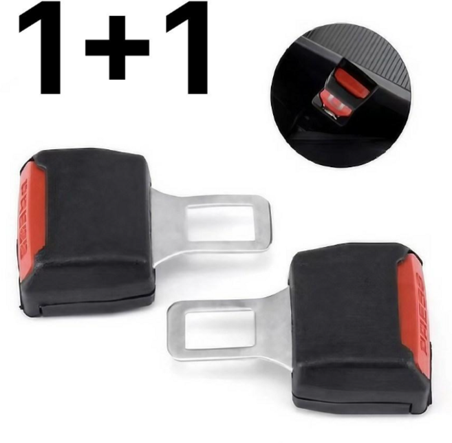 더블픽 튼튼한 연장 안전벨트 클립, 2개, 기본형