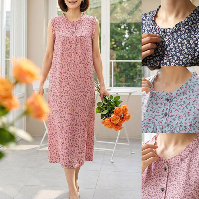 로즈맘 엄마옷 로즈맘 잠이솔솔인견홈웨어원피스