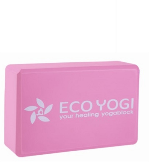 [에코요기] 요가블럭, 핑크, 1개