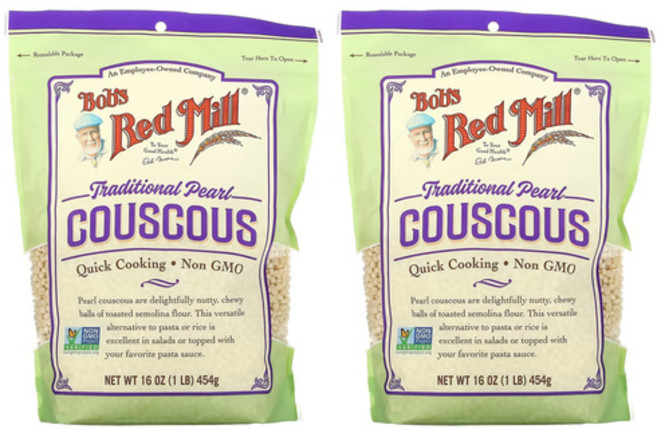 밥스레드밀 트레디셔널 펄 쿠스쿠스 454g 2개