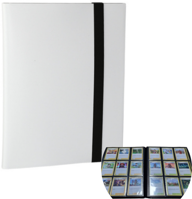 바실리스크 9포켓 360장 수납 PP 앨범 바인더, 화이트, 1개