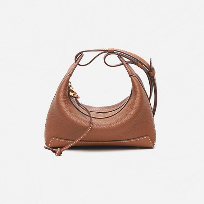 루미 소가죽 미니가방크로스백 핸드폰 가방 숄더백 크로와상 슬링백 미니크로스백 데일리