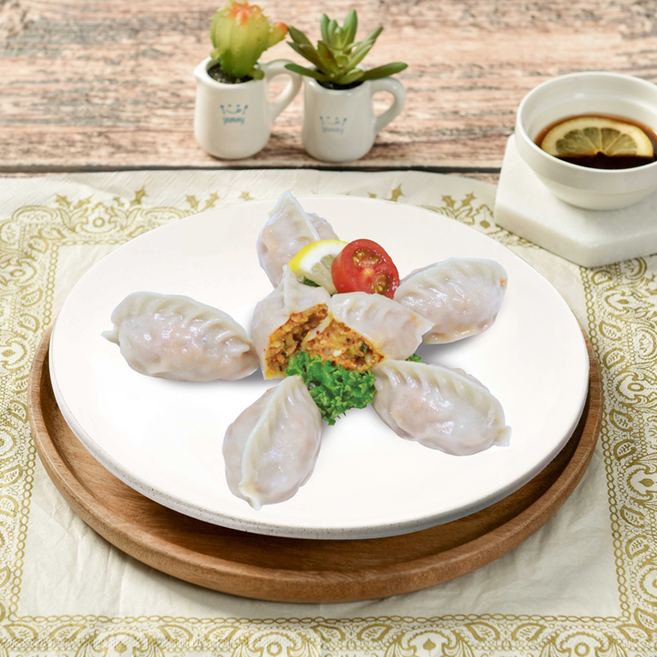 스마일유통 맛있는 에드워드권 셰프 잎새김치통만두, 1.25kg, 1개