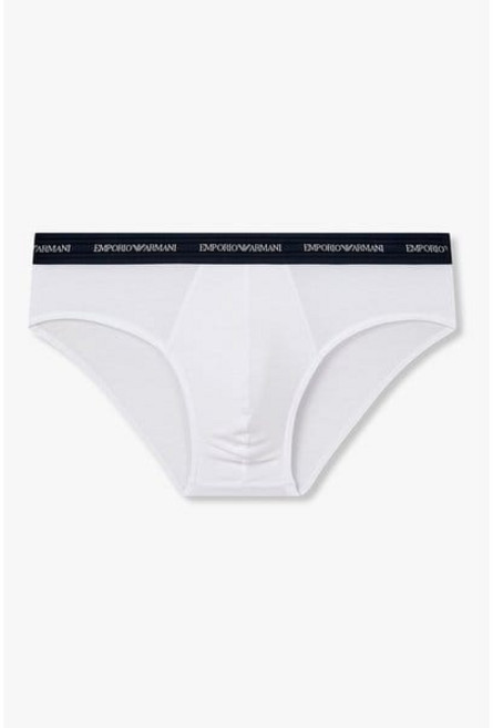 매장정품 EMPORIO ARMANI UNDERWEAR 엠포리오 아르마니 언더웨어 남성 레이온 스트레치 솔리드 브리프(0815311028) 1710187