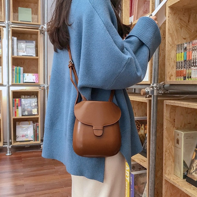 [모찌봉]맨들맨들 반광 캐쥬얼 데일리 크로스백 3col