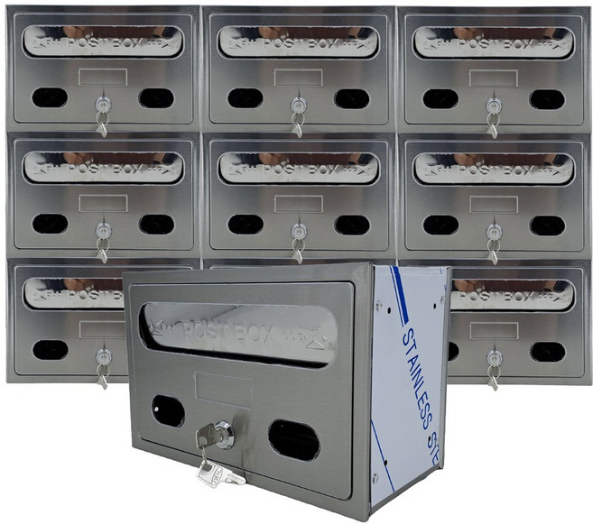 마프 전체스텐 3단3열 우편함 편지함 빌라 아파트 상가 다세대 연립주택 우체통