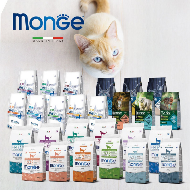 [고양이] 몬지 고양이 사료 샘플 모음, 40g, 1개, 토끼, 18.(고양이)비와일드 로우그레인 토끼