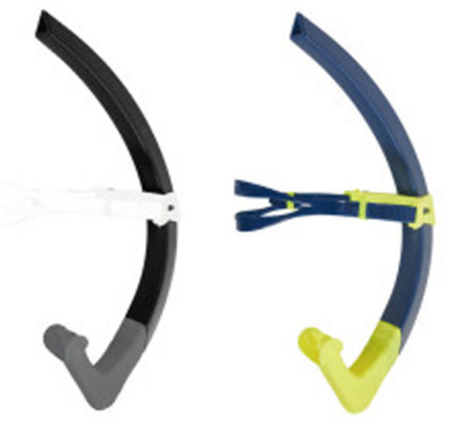 포커스스노클 FOCUS SWIM SNORKEL 센터스노클(구)MP버전 업그레이드(현)AQUASPHERE 아쿠아스피어, 블랙그레이S