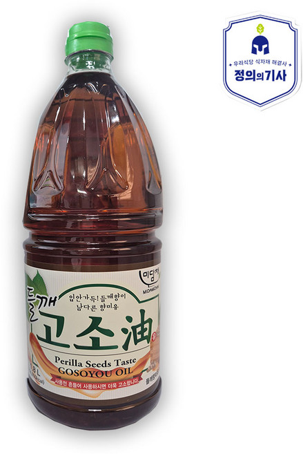 미담채 들깨 고소유 들기름, 1.8L, 1개