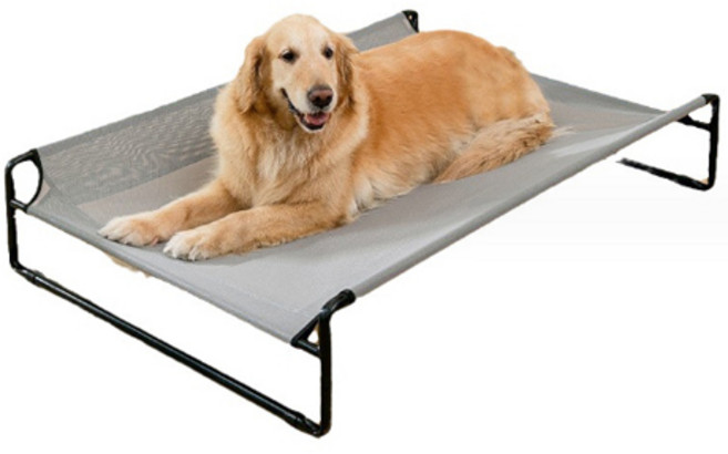 [앨리펫] 강아지 매쉬 침대 해먹 펫침대 애견매트 특대사이즈, 그레이, 1개