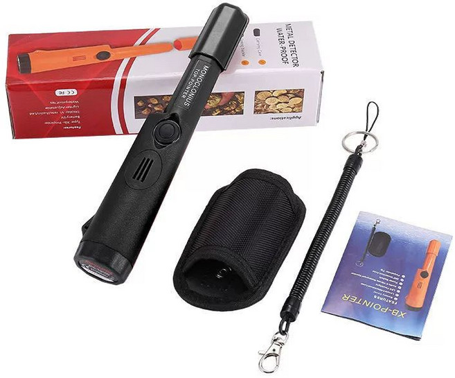 금속 프로 탐지기 금찾기 다이빙 검출기 파인더 동전, 뉴 블랙 내장 배터리 충전식, 1개