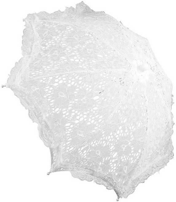 예쁜 레이스 양산 소품 우산 자수 파라솔 공예 신부 장식 화이트 룸 공연 미니 웨딩 트림