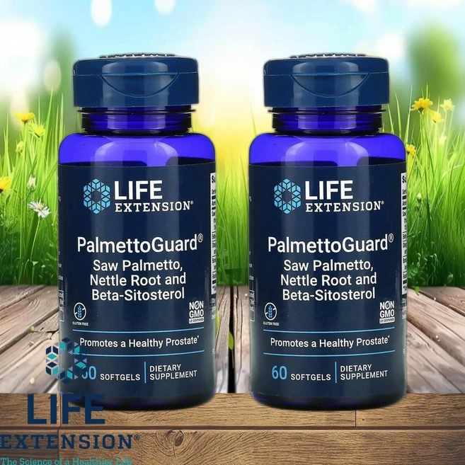 팔메토가드 베타시토스테롤 쏘팔메토 쐐기풀 60소프트젤 라이프익스텐션 2개, 60정 - 쿠팡