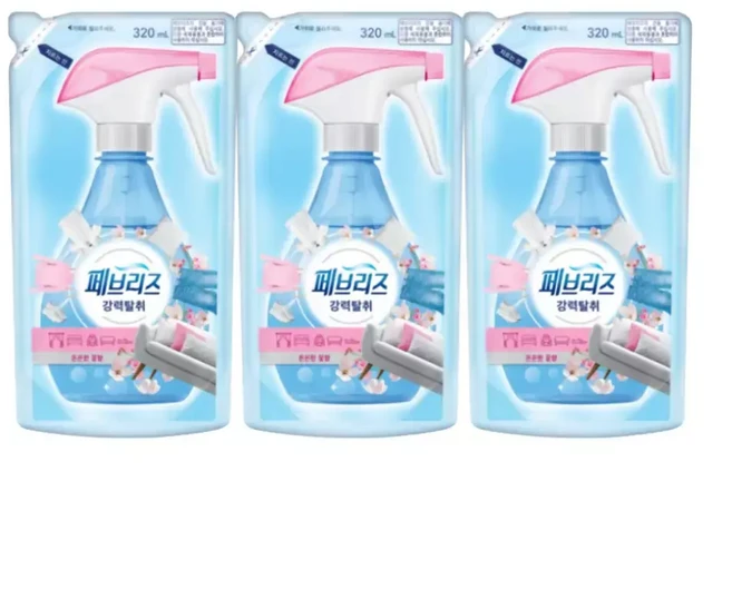 페브리즈 섬유탈취제 강력탈취 은은한 꽃향 리필 320ml 3개, 1개
