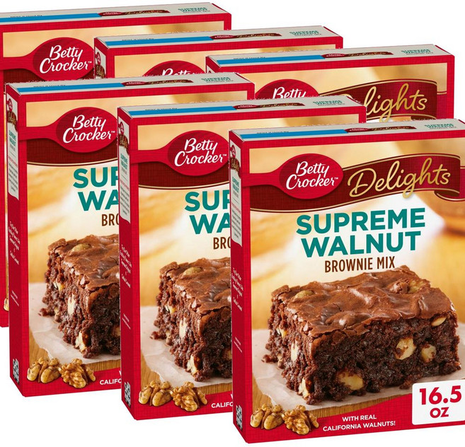 베티크로커 슈프림 월넛 브라우니 믹스 Betty Crocker Supreme Walnut Brownie Mix, 36개
