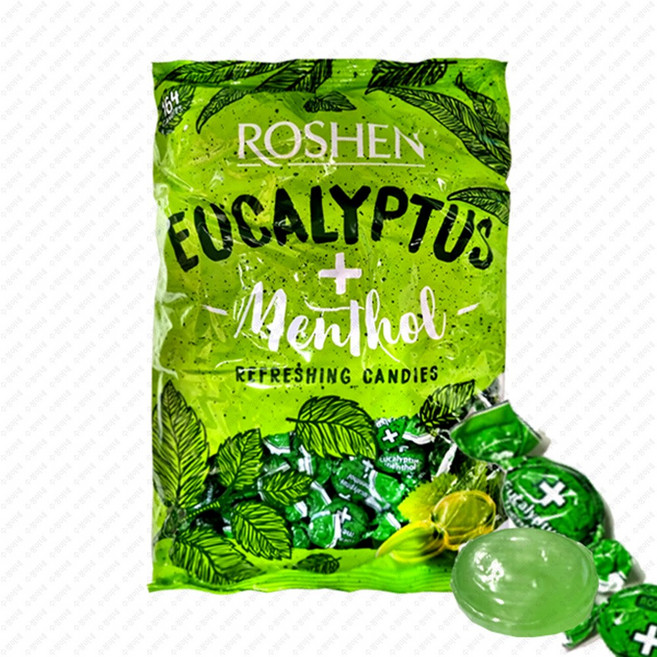 ROSHEN 로젠 유칼립투스 멘톨 캔디 (Eucalyptus+Menthol) 1kg, 1개