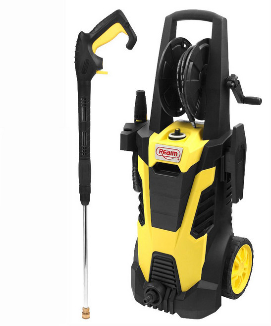 Realm 高壓清洗機 HDI-X900 長短槍全配組, 黃黑色, 10m