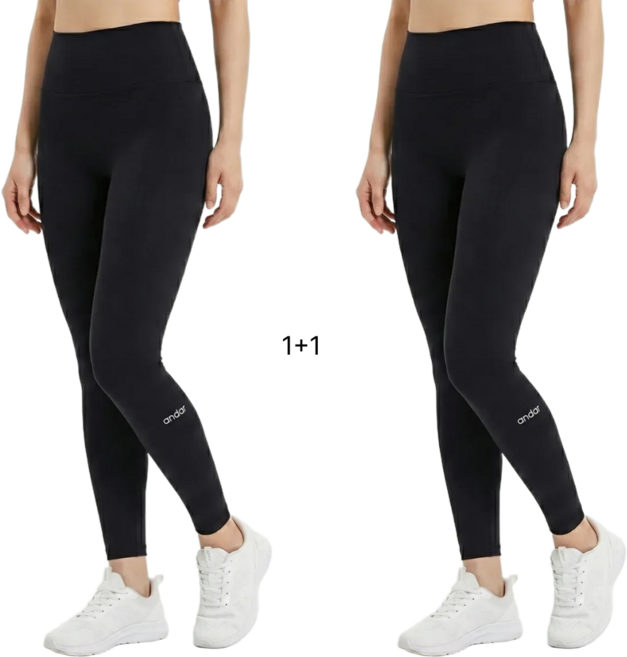 안다르 1+1 에어쿨링 지니 시그니처 레깅스 (9부)