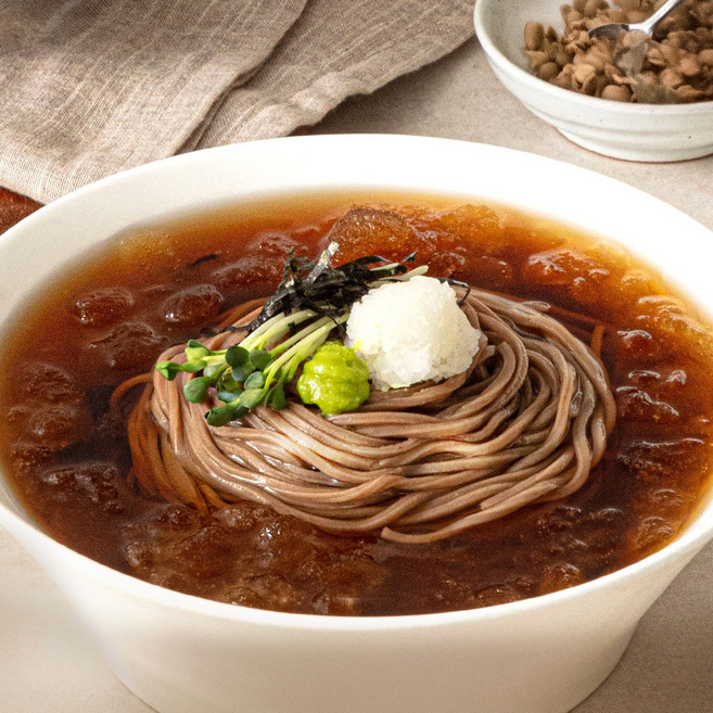 면사랑 시원한 메밀소바 10인분 세트 메밀면250g x 10개 + 메밀장국 300g x 10개, 1세트, 1.25kg