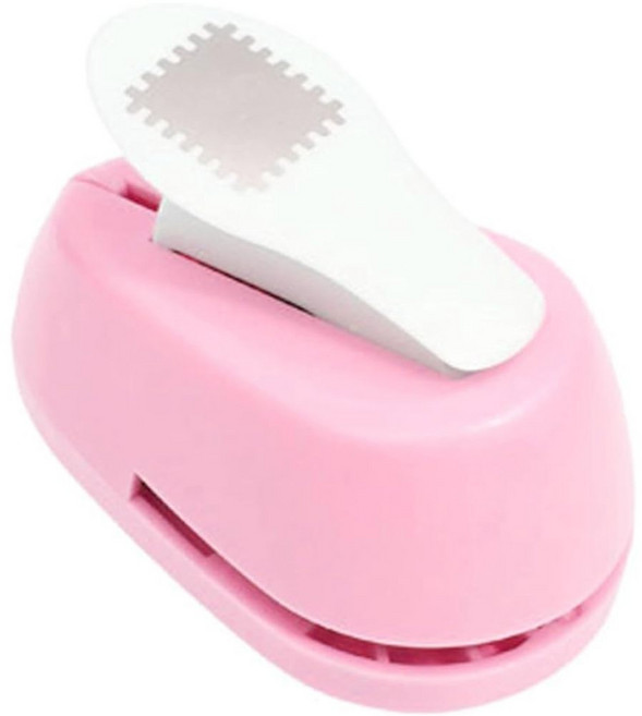 투블스미 우표모양 펀칭기 다이어리꾸미기 모양펀치, 1개, 핑크