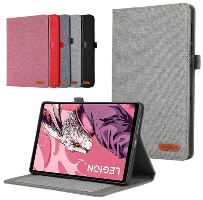 레노버 탭 리전 Y700 2 3 4세대 8.8 카드수납 스탠드 심플 가죽 태블릿 케이스, stc152 핑크