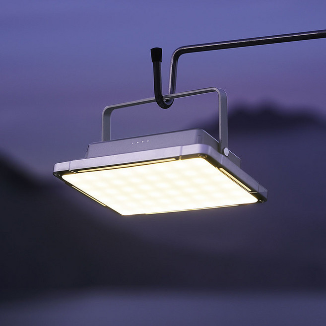 써드라인 초경량 알루미늄 9000mAh 대용량 LED 캠핑 랜턴 플러드 라이트 메인 조명 캠핑 조명, TL-382, 1개